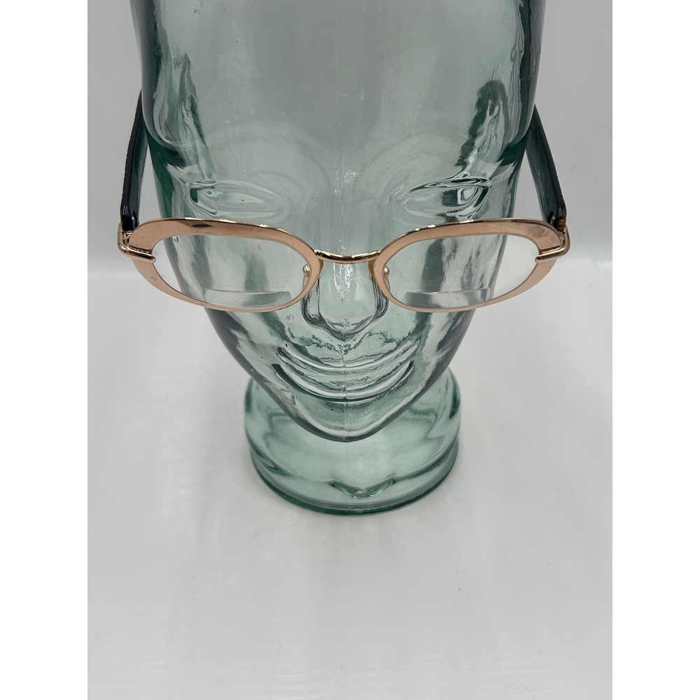 Christian Dior Vintage Carla 42W Gold Amber Oval glasses Frames Austria 49-22 - Picture 13 of 16